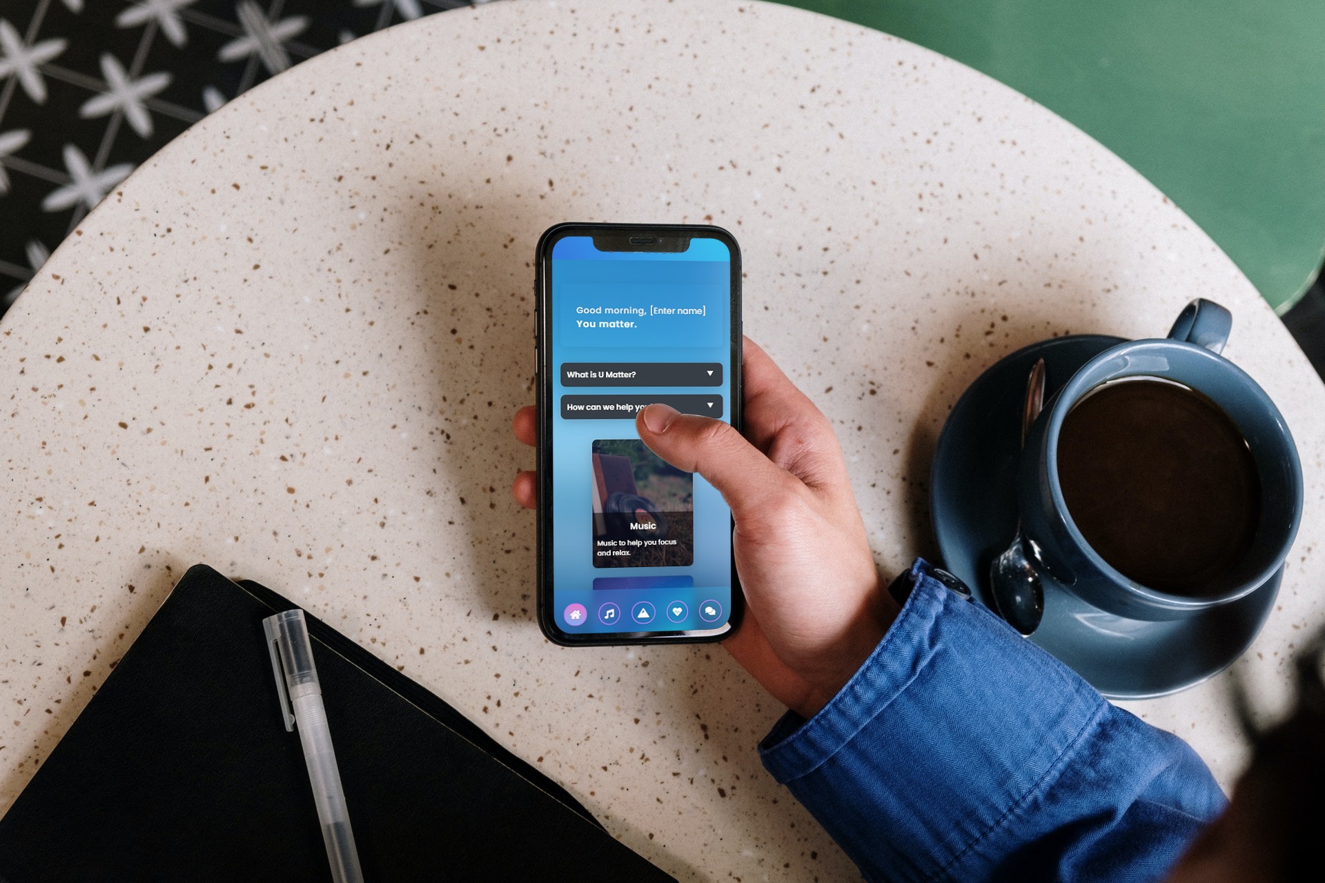 A meditation app
